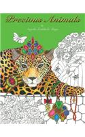 Precious Animals Coloring Book (Adult Coloring)