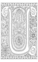 Color My Cover Journal - Creative Alphabet - U