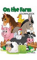 On the Farm: Coloring Book(English)