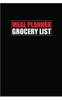 Meal Planner Shopping List