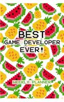 Best Game Developer Ever! Weekly Planner