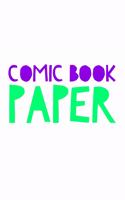 Comic Book Paper