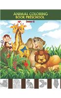 animal coloring book preschool