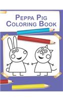 Peppa Pig Coloring Book: High-quality coloring book. Peppa's and friends adventures. Coloring book for kids ages 2-4, 4-8