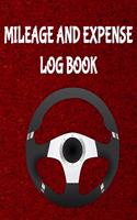 Mileage and Expense Log Book: 8" x 10" Mileage and Gas Expense Tracker for Business and Taxes - Burgundy Cover (110 Pages)