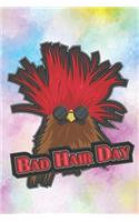 Bad Hair Day: Funny Bad Hair Notebook Journal Diary for everyone - red hair, crazy life