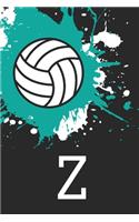 Z Volleyball Notebook