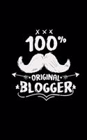 100% original blogger: 6x9 blogging - grid - squared paper - notebook - notes