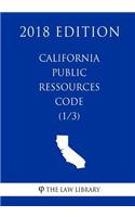 California Public Ressources Code (1/3) (2018 Edition)