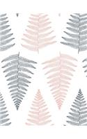 Leaves Notebook: Fern Leaf Journal Book Ruled Lined Page For Kids Teen Girl Women Lady Princess Great For Writing Cute Diary School College Record Note Pad Planner D(13 Leaves Notebook)