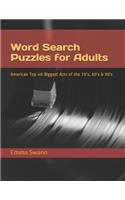Word Search Puzzles for Adults