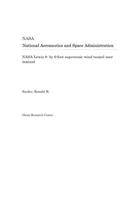 NASA Lewis 8- By 6-Foot Supersonic Wind Tunnel User Manual