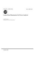 Lunar Polar Illumination for Power Analysis