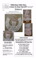 Stuffed Bear Halter Dress and Sewn on Foot Pads Pattern 2019