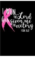 I Won... the Lord Has Given Me the Victory 1 Cor. 15