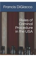 Rules of Criminal Procedure in the USA