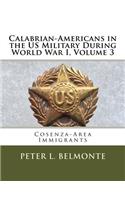Calabrian Americans in the US Military During World War I, Volume 3