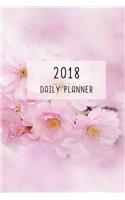 Daily Planner: 12 Month Daily Planner / Notebook / Diary / Journal / 2018 Calendar / Organizer - 1-Page-A-Day - Extra Dots and Blank Pages for Journaling, Planning