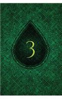 Monogram 3 Journal: Blank Notebook Diary Memoir Log Logue(29 Monogram Chartreuse 365 Lined)