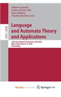 Language and Automata Theory and Applications