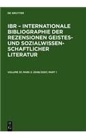 2006/2007: A: Autoren-Index. B: Rezensenten-Index. C: Titel-Index. D: Sachgebiets-Index. E: Zeitschriften-Index / International B