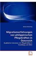 Migrationserfahrungen von philippinischen Pflegekräften in Österreich