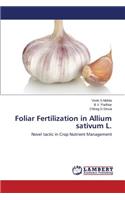 Foliar Fertilization in Allium sativum L.