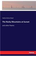 Rocky Mountains at Sunset