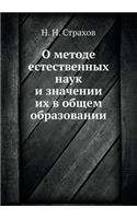&#1054; &#1084;&#1077;&#1090;&#1086;&#1076;&#1077; &#1077;&#1089;&#1090;&#1077;&#1089;&#1090;&#1074;&#1077;&#1085;&#1085;&#1099;&#1093; &#1085;&#1072;&#1091;&#1082; &#1080; &#1079;&#1085;&#1072;&#1095;&#1077;&#1085;&#1080;&#1080; &#1080;&#1093; &#1