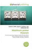 Maximum Power Theorem: (English)