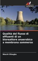 Qualità del flusso di effluenti di un bioreattore anaerobico a membrana sommerso