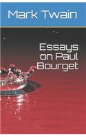 Essays on Paul Bourget