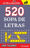 520 SOPA DE LETRAS #9 (10400 PALABRAS) - Letra Grande