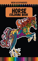 Horse Coloring Book (New & Expanded): Coloring Book For Horse Lovers