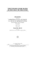 United States-China economic relations and China's role in the world economy