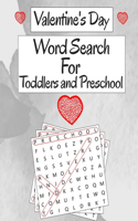 Valentine's Day Word Search for Toddlers and Preschool