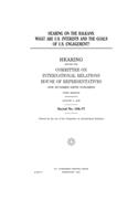 Hearing on the Balkans