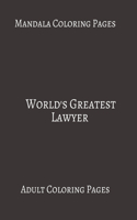 Mandala Coloring Pages World's Greatest Lawyer