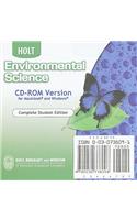 Holt Environmental Science: Student Edition on CD-ROM 2004