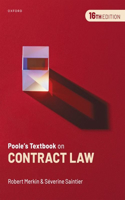 Pooles Textbook on Contract Law 16th Edition