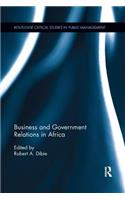 Business and Government Relations in Africa