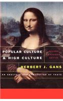 Popular Culture and High Culture