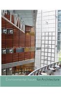 Environmental Issues for Architecture