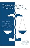 Contemporary Issues in Criminal Justice Policy