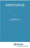 Handbook of Tables for Elliptic-Function Filters