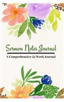 Sermon Notes Journal