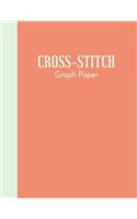 Cross-Stitch Graph Paper: Notebook with Squared Graph Paper for Drafting, Designing, and Notes