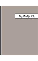 Day per page planner 2020