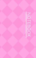 Notebook: Simple Lined Writing Journal / Study / Diary / Thoughts / Motivation / Fitness / Training Log / Work / Gift / 120 Page / 6 x 9 / Pink Diamond Patter