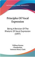 Principles Of Vocal Expression